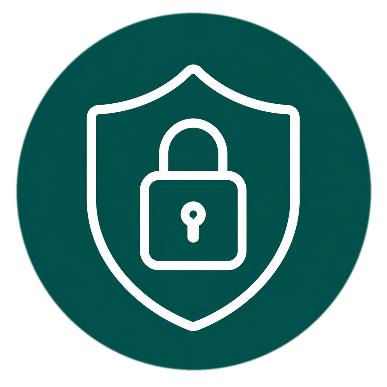 Padlock representing privacy-aware design